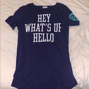 PINK Tee Hey What’s Up Hello
